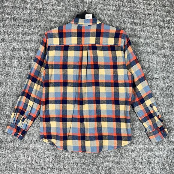 OCEAN COAST FLANNEL SHIRT MENS LARGE PLAID OUTDOOR ACTIVIES‎ FISHING HUNTING - Picture 2 of 12